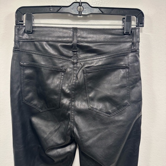 GAP Black Faux Leather Skinny leggings jegging Pants SIZE small 25 - Picture 8 of 9
